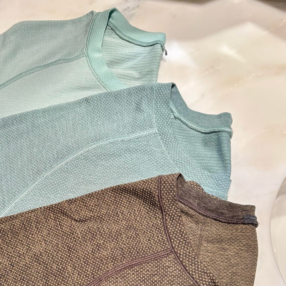 3 Men’s LULULEMON ATHLETICA Live In Practice Size Large Shirts EUC